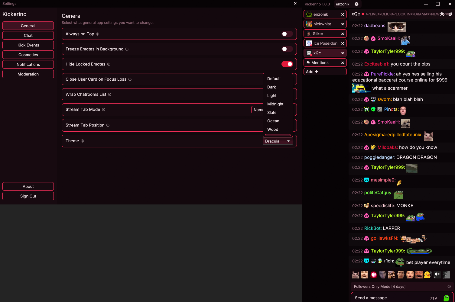 Kickerino Customize screenshot